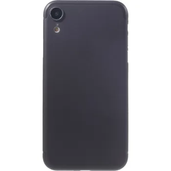 Telefonní příslušenství Ultra-tenký plastový kryt pro iPhone XR - tmavě šedá