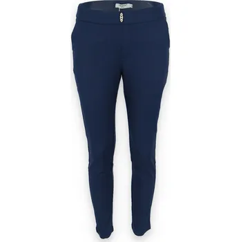 Dámské kalhoty Kalhoty do gumy 7/8 Freesia Paris L162 barva: modrá tmavá, velikost: S
