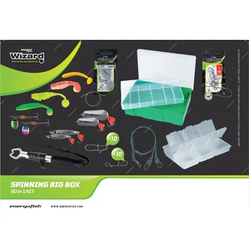 Pouzdro na rybářské vybavení Wizard - Krabička na přívlač SET