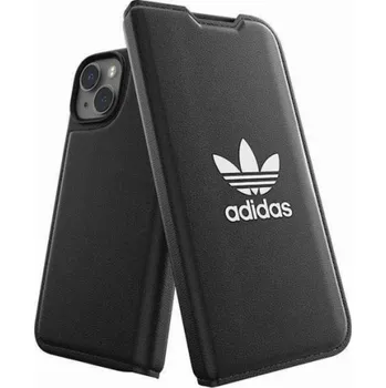 Mobilní telefon Adidas OR Booklet Case BASIC iPhone 14 6.1" černá bílá/černo bílá 50181