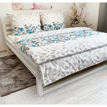 Povlečení Povlečení bavlna modré vlčí máky Harmonia rozměr povlečení cm: 140x200, 70x90