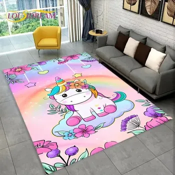 Koberec Koberec s motivem jednorožce do dětského pokoje - 15,100x120cm