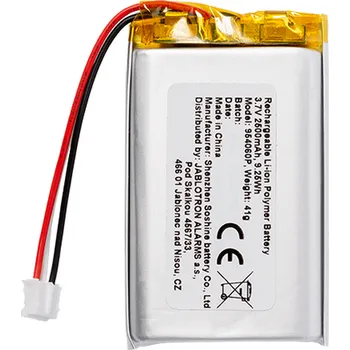 Jablotron BAT-3V7-2500 Li-Polymer akumulátor pro JA-156E