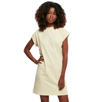 Dámské šaty Šaty BUILTED - L / Žlutá