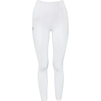 Jezdecké kalhoty EQUESTRIAN STOCKHOLM Legíny Compression Equestrian Stockholm, s gripem, dámské, bílé 40