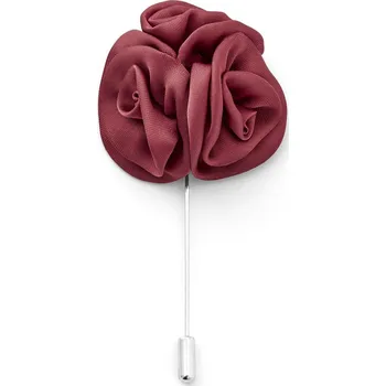 Brož Vínová růže do klopy - Warren Asher