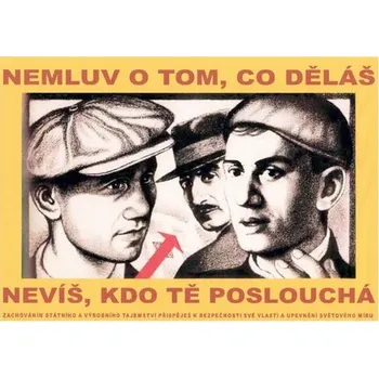 Plechová cedule Plechová cedule Nemluv (Retro suvenýr)