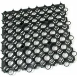 Plastová zatravňov. dlažba Stella 50 x 50 x 5 cm, černá