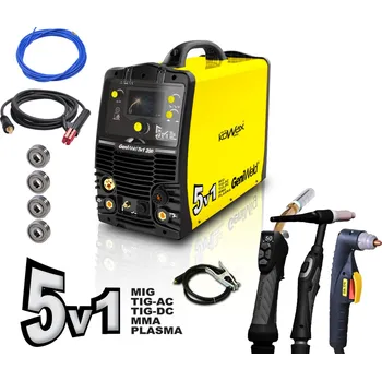 Svářečka KOWAX Svářecí invertor GeniWeld® 5v1 200 (MIG/PLASMA/ACTIG/DCTIG/MMA)