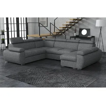 Sedací souprava FALCO Sedací souprava Bodie U pravá tmavě šedá