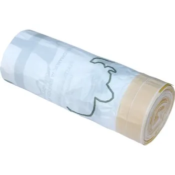 Pytle na odpadky Parfémované stahovací sáčky Merida TOP 7-10 l, 25 ks/role, bílá