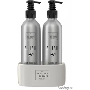 Péče o ruce Sada kosmetiky pro péči o ruce Scottish Fine Soaps Au Lait – mléko, 2 ks