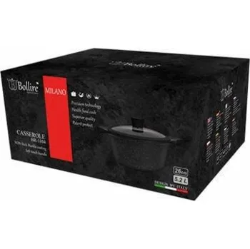 Hrnec Hrnec s poklicí BOLLIRE MILANO BR-1104, O26 cm, 5,2l