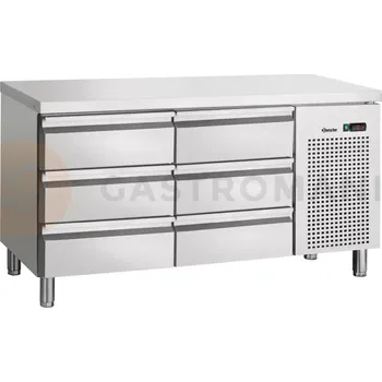 Chladící stůl, 6 šuplíků, 1342x700x850 mm | BARTSCHER, S6-100