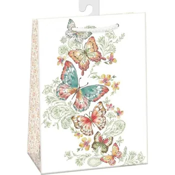 Deštník Taška dárková motýlci 23x32cm papírová