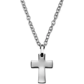 Řetízek Ocelový řetízek s menším křížkem - Lucleon