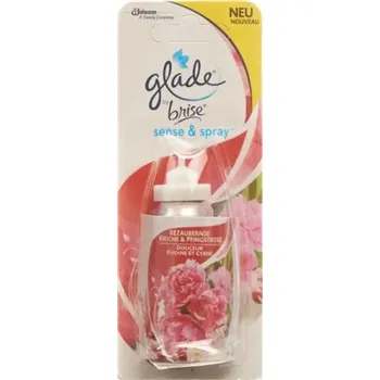 Osvěžovač vzduchu Glade Luscious Cherry & Peony kartuše elektrického osvěžovače vzduchu sladká třešeň a pivoňka 18 ml