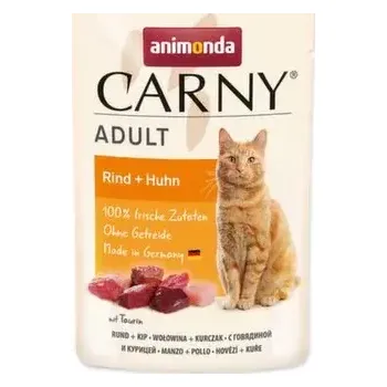 Krmivo pro kočku Kapsička ANIMONDA Carny Adult - hovězí + kuře 85g