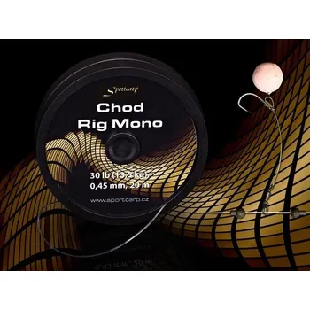 Sportcarp tuhý návazcový materiál Chod Rig Mono 20 m Varianta: ø 0,45 mm 30 lb 13,5 kg