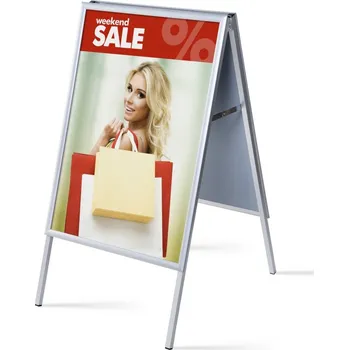 Reklamní áčko A1, ostrý roh, profil 25 mm, hliník