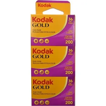 Kinofilm Kodak Gold GB 200/36 3 pack (exp 1/2026) 551228