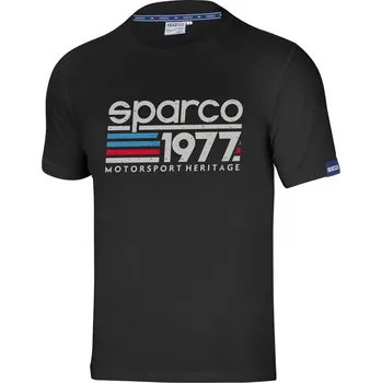 Pánské tričko Sparco Tričko 1977 Černá XL