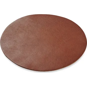 Podložka pod myš Podložka pod myš | Kávová buvolí kůže | Kulatá - Trendhim