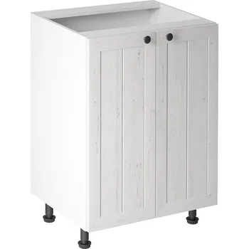 PROVENCE k | dolní skříňka D60 s policí | 60 cm | SOKL v CENĚ | bílá/borovice andersen