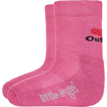 Pánské termo ponožky Little Angel ponožky froté Outlast® - růžová Velikost: 30-34 | 20-22 cm