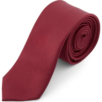 Kravata Extra dlouhá bordó 6cm kravata Basic - Trendhim