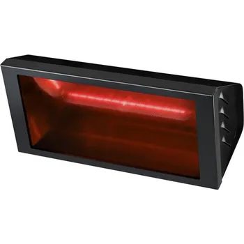 Infrazářič Halogenový nástěnný infrazářič Helios radiant black se sníženou svítivostí + doprava zdarma