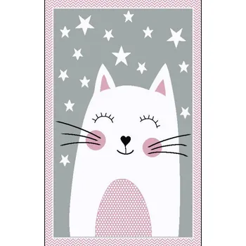 Koberec Dětský koberec Kiddo F0132 pink Varianta: 160x230 cm - SLEVA