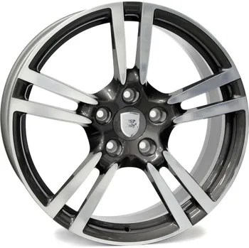 Plechové kolo WSP Disk SATURN 71.60 65.00 Anthracite Polished 5X130 Porsche 9.5 20.0