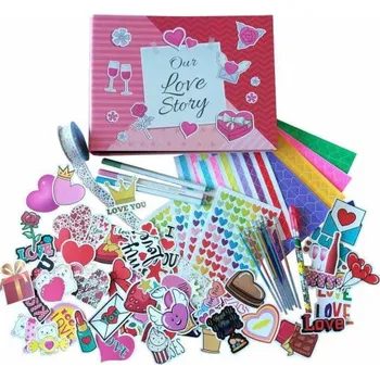 Zápisník Zážitkový deník - Příběh naší lásky, 26x19x4 cm