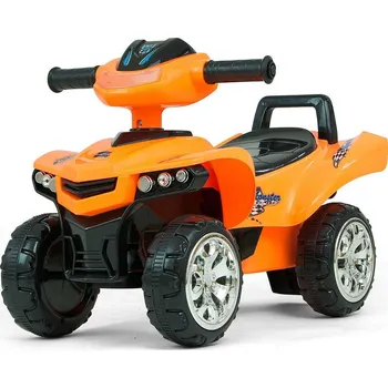 Odrážedlo Dětské odrážedlo se zvukem Čtyřkolka Milly Mally Monster Orange