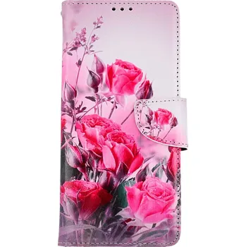 Pouzdro na mobilní telefon Pouzdro Xiaomi Redmi 12C knížkové Romantické růže (kryt neboli obal na Xiaomi Redmi 12C)