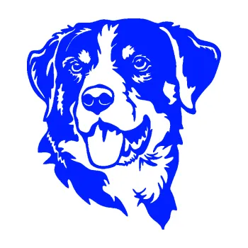 Polep vozidla Pes 197 levá Appenzellský salašnický pes (19 - modrá dynamic) SAMOLEPKA NA AUTO, NÁLEPKA, FÓLIE, POLEP, TUNING, VLASTNÍ TEXT, TISK, AUTOSAMOLEPKY.cz, POLEPY, OBRÁZEK, LOGO, 3D STICKERS