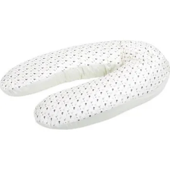 Kojící polštář Träumeland Povlak na kojící polštář Design 2 (grau/Vögel)