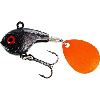 Umělá nástraha Nástraha Westin DropBite Spin Tail Jig 3,4cm 17gr Black Mamba