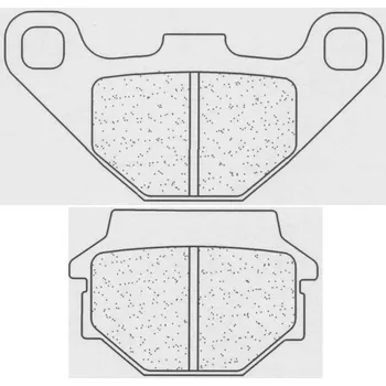 Brzdová destička Brzdové destičky CL BRAKES Off-Road Sintered Metal - 2306MX10 KAWASAKI KX 500 1983-1986