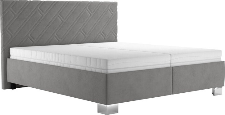 Postel SYLVA 180x200cm, šedá