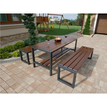 Zahradní sestava Zahradní set TRENDY 6 (Olše) Palisandr