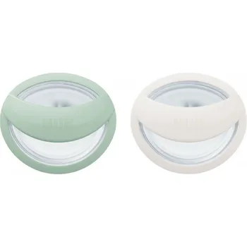 dudlíky Šidítko NUK MommyFeel 0-9m 2 ks zeleno bílá