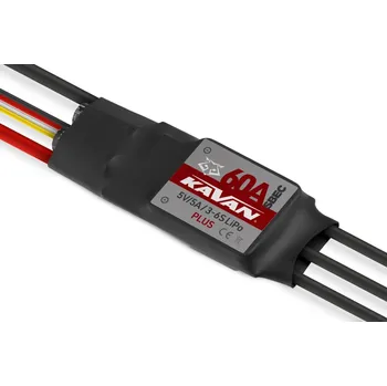RC model letadla KAVAN R-60SB Plus střídavý regulátor 60A SBEC