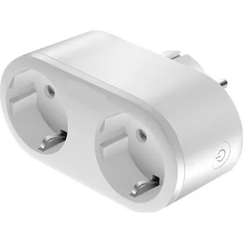 Elektrická zásuvka Tuya dvojzásuvka s měřením spotřeby