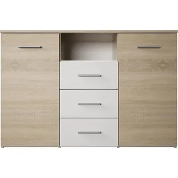 Komoda Komoda, dub sonoma / bílá, GABRIELA