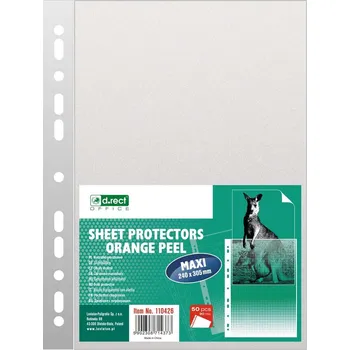 Obal euro A4 U matný, d.rect 90 mikronů maxi, 50 ks