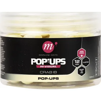 Boilies Plovoucí Boilie Mainline High Visual Mini Pop-Up 250ml Crab - IB