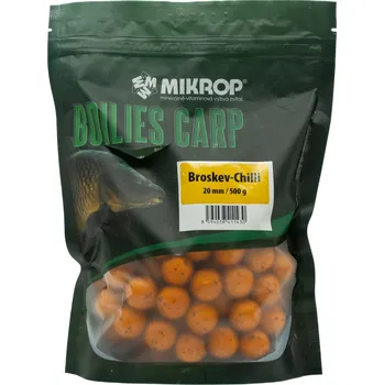 Boilies MIKROP - BOILIES CARP PRO RYBY - 20 MM Příchuť: Broskev a chilli