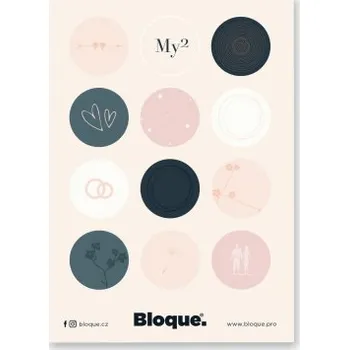 Hračka pro nejmenší Bloque. Samolepky / My2